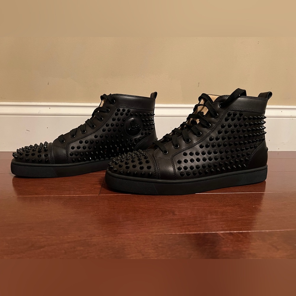 Christian Louboutin AUTHENTIC Men’s Louis Spikes high top size 43 1/2 (US 10.5)